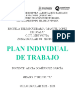 Plan de Trabajo Individual - 1ºa - Alicia Dominguez García