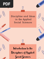 Lesson 1 Intro To The Discipline of Applied SocSci