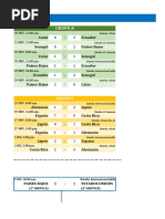 Fixture Mundial