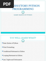 Python Variable, Data Types and Operators