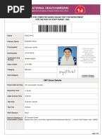 Admit Card