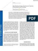 Learn Disabil Res Pract - 2020 - Pasqualotto - A Multifactorial Model of Dyslexia Evidence From Executive Functions and