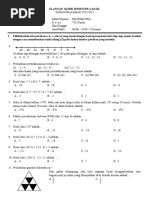 Soal Matematika 7 PAS