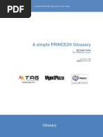 PRINCE2 Glossary Simple