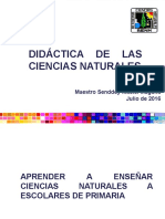 BENM 2016 Didáctica de Las Ciencias Naturales