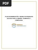 PLAN DE MINIMIZACIÓN Y MANEJO DE RESIDUOS SÓLIDOS - Revisado