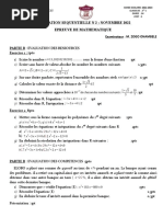 EVALUATION SEQUENTIELLE N 2 (2nd)