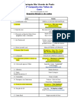 Talhas de Caná - Esquema Liturgia 2022