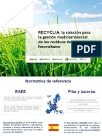 RECYCLIA - Economía Circular El Reciclaje de Los Paneles Solares. Normativa y Sanciones