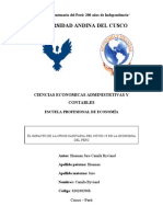 Investigación El Impacto de La Crisis Sanitaria Del Covid-19 en La Economia Del Perú