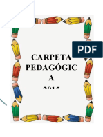 Carpeta Pedagògica - Primaria - 2015