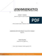 Actividad 7 Plan de Mejoramiento y Evaluación Ergonomica.