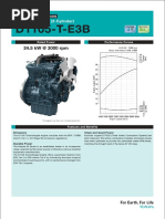 Especificaciones Motor D1105T