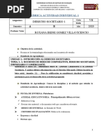 Actividad Individual 1. - Cuadro Comparativo Societario VS Derecho Corporativo