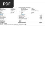 September 2019 Payslip