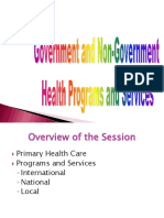 8 - Government and Non-Government Health Programs