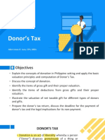 Donor S Tax