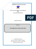 Technique D'expression Orale 23