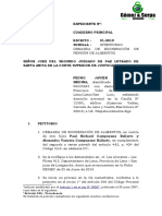 Demanda de Exoneracion de Pension de Alimentos