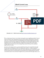 Basics of The 4 - 20ma Current Loop