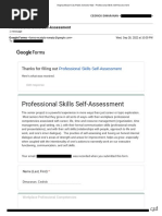 Professional Skills Pre - Self-Assessment Redacted WM