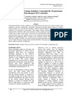 Transformer-Less Voltage Stabilizer Controlled by Proportional-Plus-Integral (PI) Controller