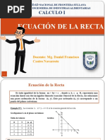 Semana 4 - Ecuacion de La Recta