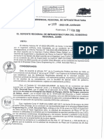 Resolución Gerencial Regional de Infraestructura 100 PDF