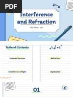 Interference and Refraction