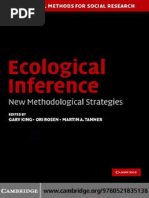 Gary King, Ori Rosen, Martin A. Tanner - Ecological Inference - New Methodological Strategies (Analytical Methods For Social Research) (2004)