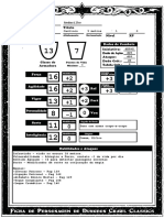 DCC RPG - Ficha Personagem - Exemplo Elfo