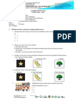 Latihan Soal Pas Tema 1