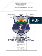 Evaluación Aplicación de Proyectos de Aula y Área