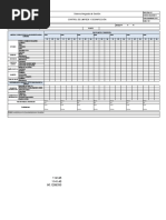 GSST - FRM - 121 - Lista de Verificación de Limpieza