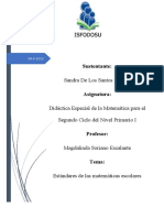 Ensayo Sobre Los Estándares de Las Matemáticas Escolares