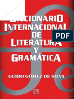 Diccionario Internacional de Literatura y Gramática - Guido Gómez de Silva