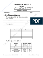 1 AS Edexcel Unit 1 Dr. Ahmad Al Faris