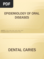 Epidemiology of Oral Diseases