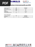 TDS For Chlorinated Paraffin Wax (CPW)