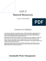 Unit 3, Natural Resources Lec 4