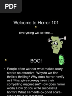 Welcome To Horror 101