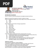 Itroduction To Physic Units Mesuring Instrument Quantities Scalar and Vector Quantities