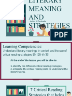 Critical Reading Strategies