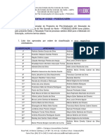 6929edital 15 2022 Resultado Final Selea A o