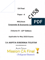 Law M23 MCQ Book Arpita Tulsyan @mission - CA - Final