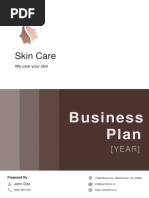 Skin Care Business Plan