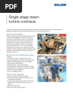 Single Stage Steam Turbine Overhauls E10679