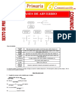 Clases de Adverbios para Sexto de Primaria