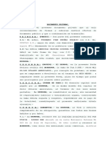 Documento Privado Prestamo Dinero