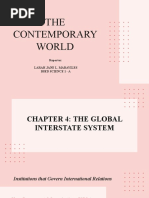 THE CONTEMPORARY WORLD Chapter 4